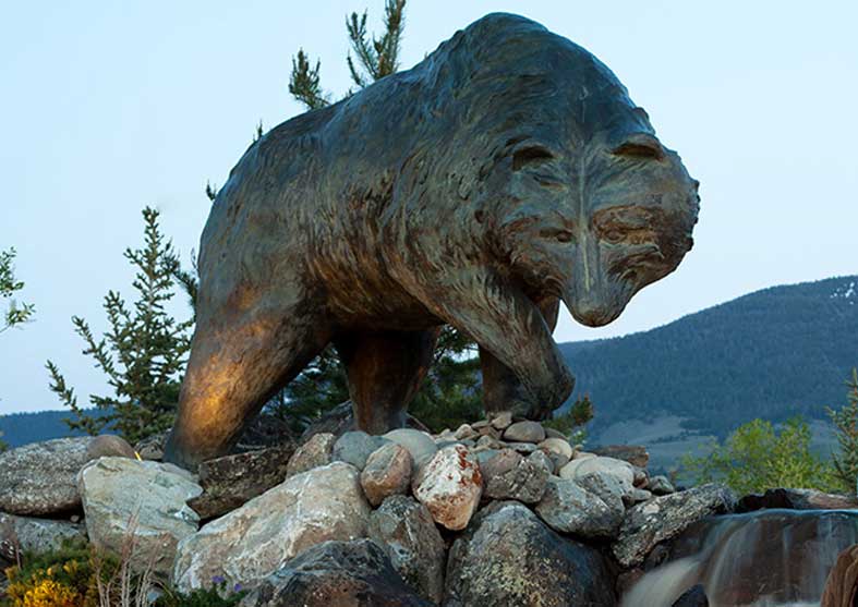 Bear Bronze Monument | River Wild