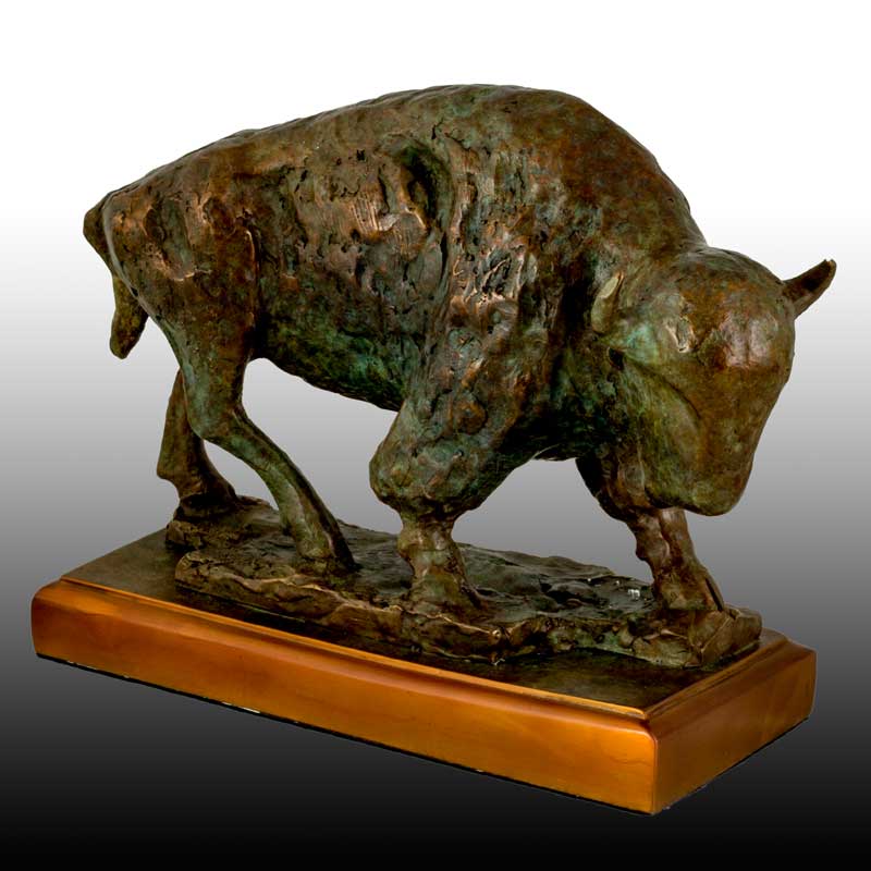 Bison Sculpture