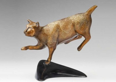 Bobcat Bronze Sculpture | Bob and Weave