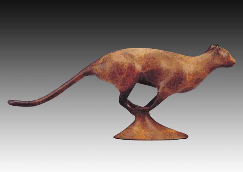 Cougar Bronze Sculpture | The Hunter