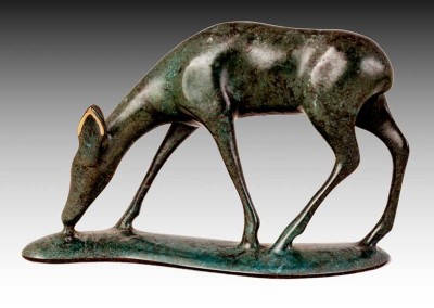 Deer Bronze Sculpture | The Gentle One