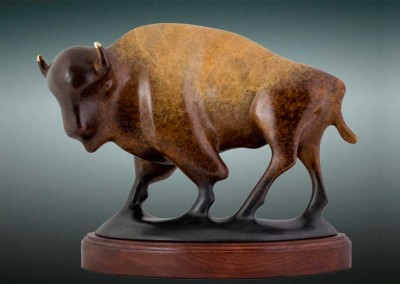 Buffalo Bronze Sculpture | Big Thunder