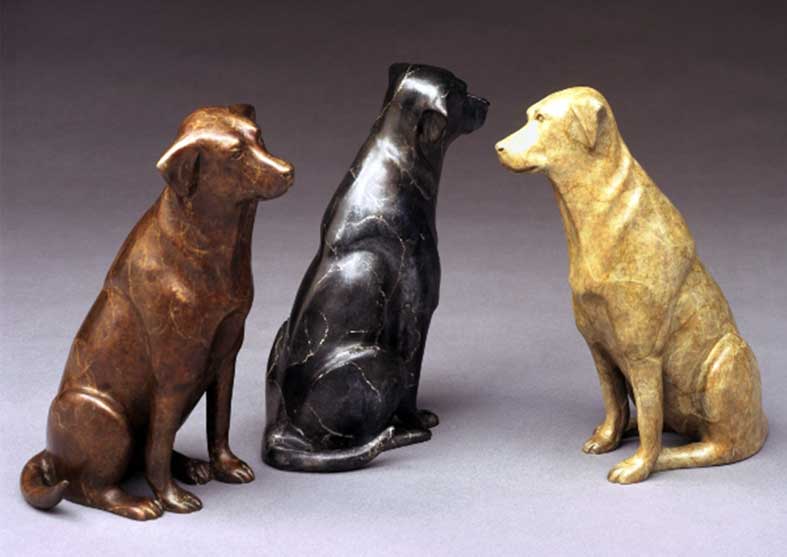 Dog Bronze Sculpture | Takin Me?