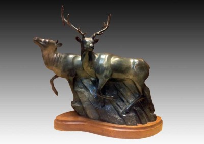 Elk Bronze Sculpture | Intruder