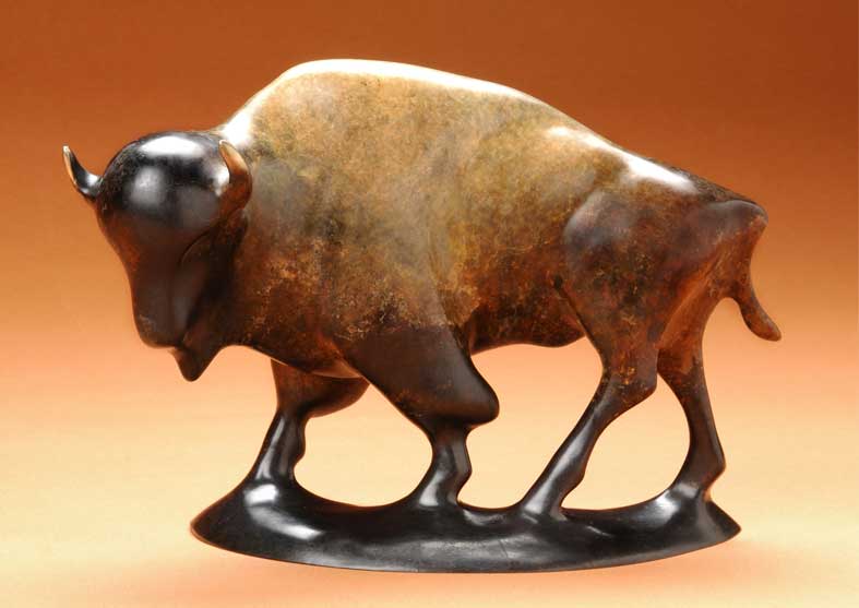 Buffalo Bronze Sculpture | King Thunder