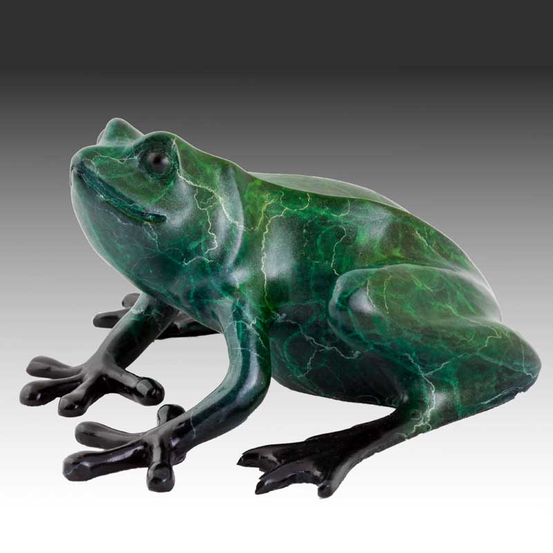 Frog Bronze Sculpture, Freddie