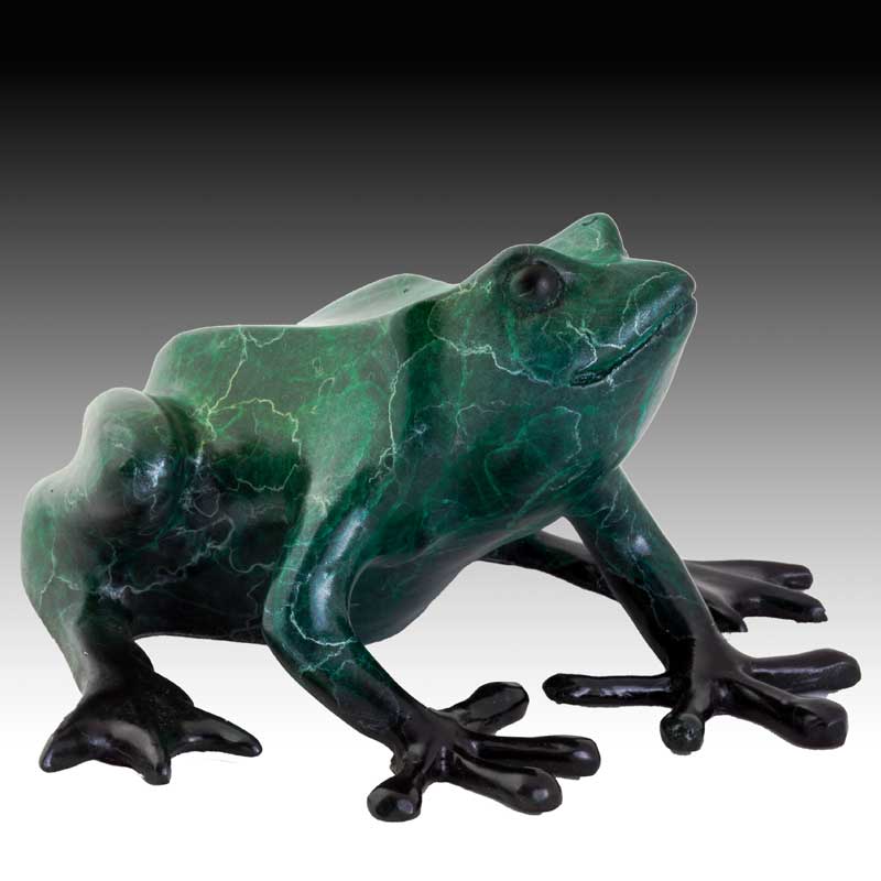 Bronze Frog Sculpture, Freddie