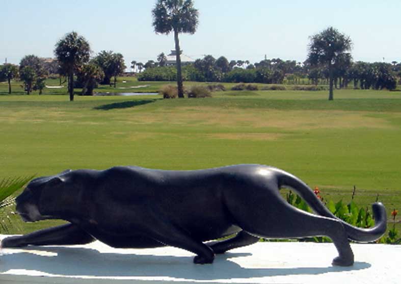 Panther Bronze Monument | Prowler III