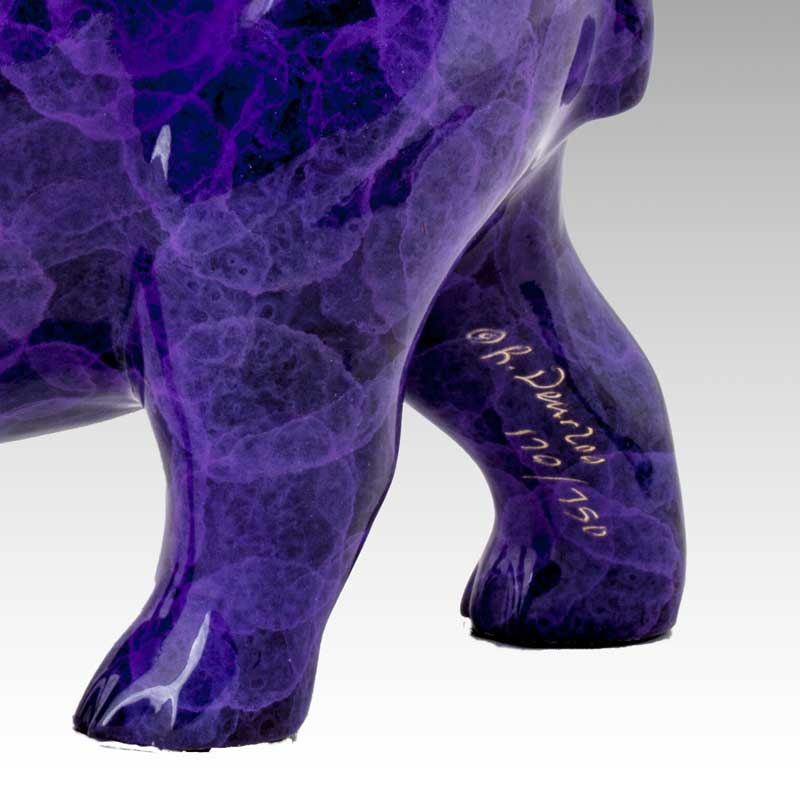 Purple Bronze Hippo