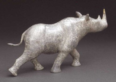Rhino Bronze Sculpture | Locomotion