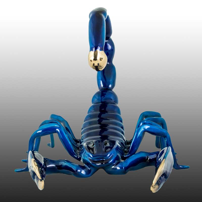 Neon Blue Scorpion front