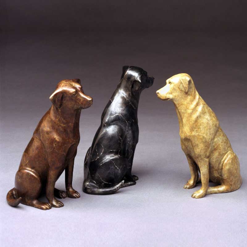 Dog Sculptures, Choose Colors
