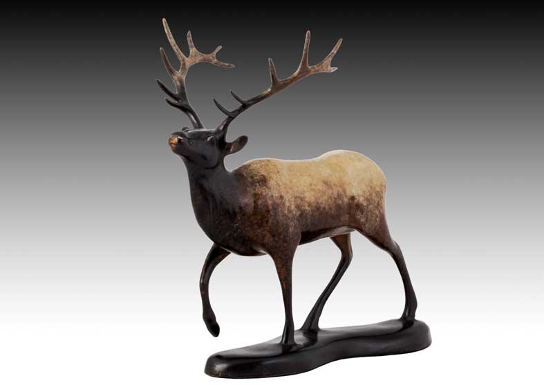 Elk Bronze Sculpture | Mountain Monarch II
