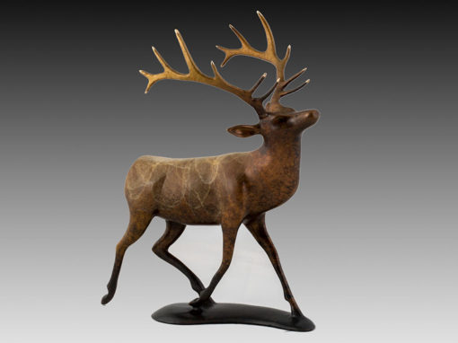 Elk Bronze Sculpture | Out A Here!