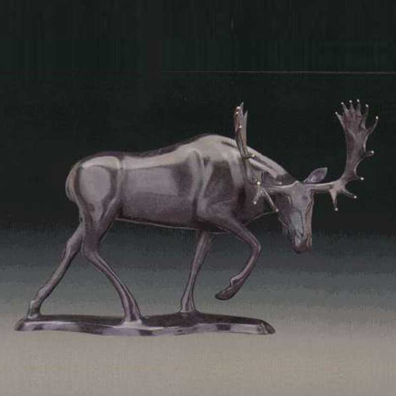 Elk Bronze Sculpture, Meadow Marauder II