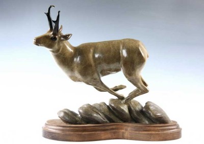 Pronghorn Bronze Sculpture | Ridge Runner