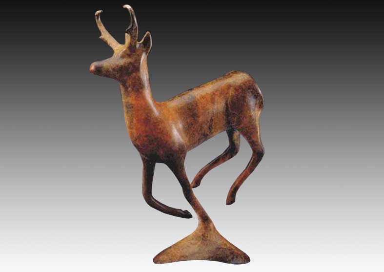 Pronghorn Bronze Sculpture | Wyoming Zephyr